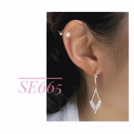 925 Silver Cubic Zirconia Earring