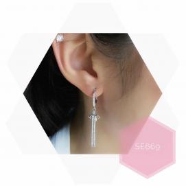 925 Silver Cubic Zirconia Earring