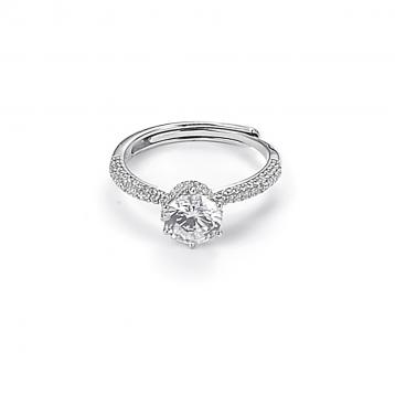 925 Silver Cubic Zirconia Ring