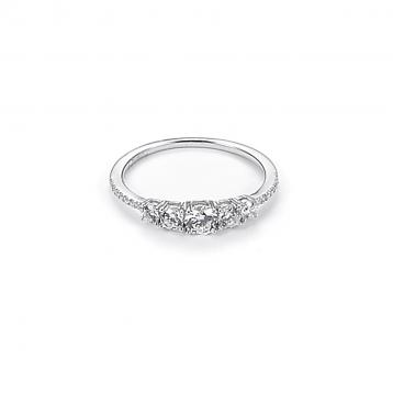 925 Silver Cubic Zirconia Ring