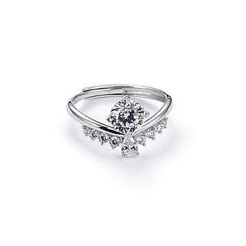 925 Silver Cubic Zirconia Ring