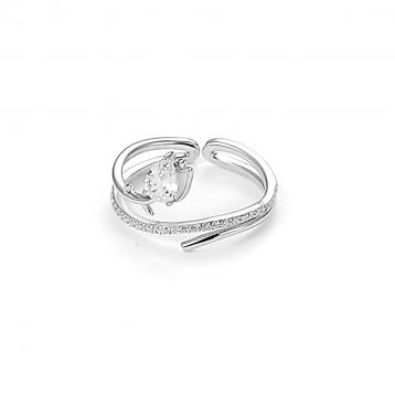 925 Silver Cubic Zirconia Ring