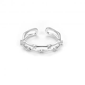 925 Silver Cubic Zirconia Ring