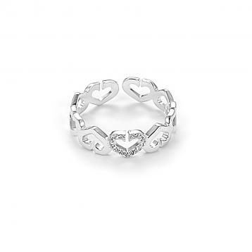 925 Silver Cubic Zirconia Ring