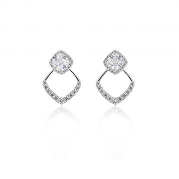 925 Silver Cubic Zirconia Earring