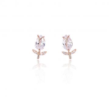 925 Silver Cubic Zirconia Earring