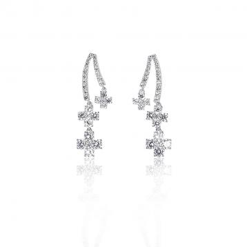 925 Silver Cubic Zirconia Earring
