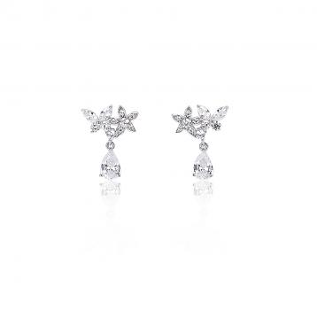 925 Silver Cubic Zirconia Earring