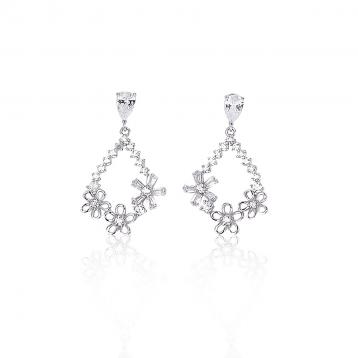 925 Silver Cubic Zirconia Earring