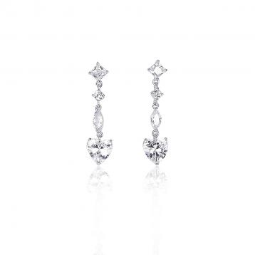 925 Silver Cubic Zirconia Earring