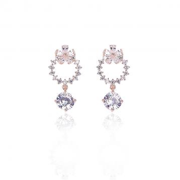 925 Silver Cubic Zirconia Earring