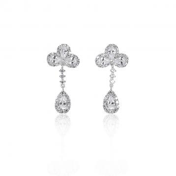 925 Silver Cubic Zirconia Earring