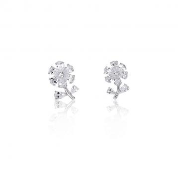 925 Silver Cubic Zirconia Earring