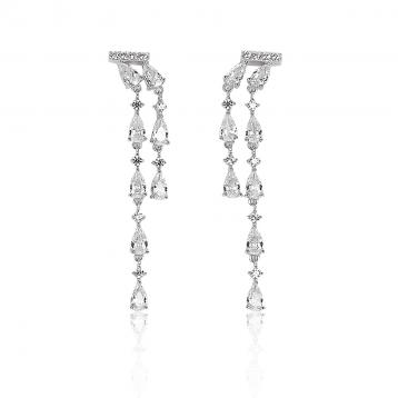 925 Silver Cubic Zirconia Earring