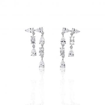 925 Silver Cubic Zirconia Earring
