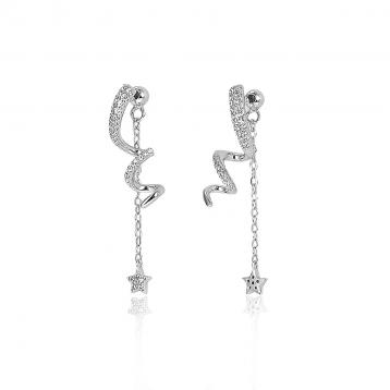 925 Silver Cubic Zirconia Earring