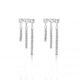 925 Silver Cubic Zirconia Earring
