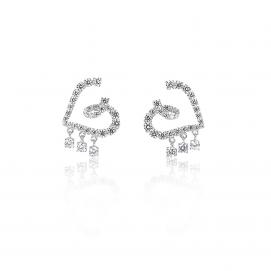925 Silver Cubic Zirconia Earring