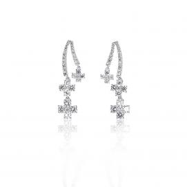 925 Silver Cubic Zirconia Earring