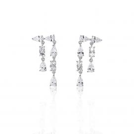 925 Silver Cubic Zirconia Earring