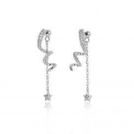 925 Silver Cubic Zirconia Earring